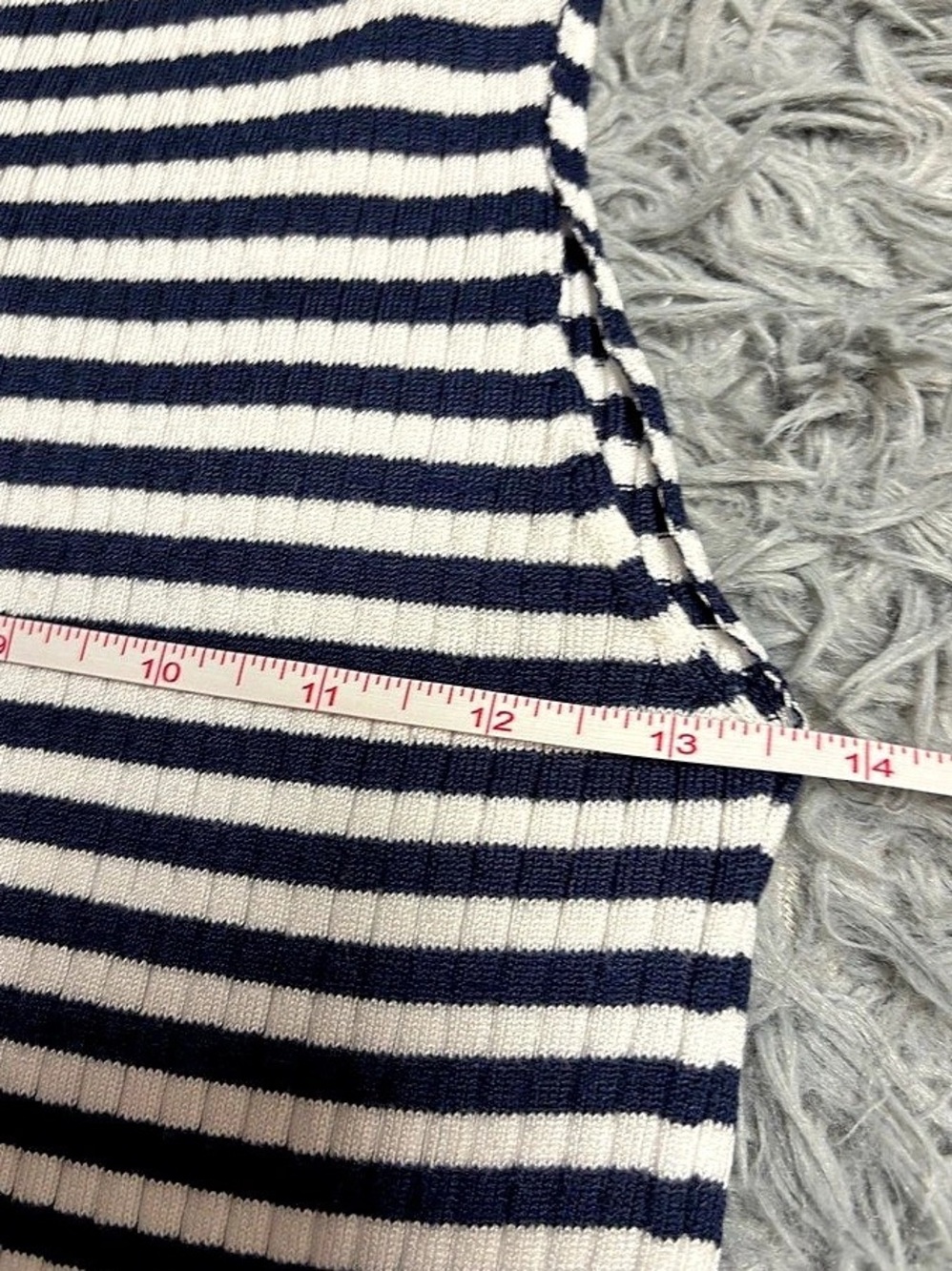 Y2K Striped Mock Neck Tank Top - Picture 14 of 14